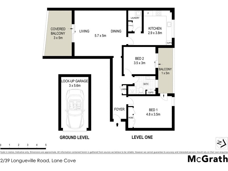 2/39 Longueville Road, Lane Cove NSW 2066 Floorplan