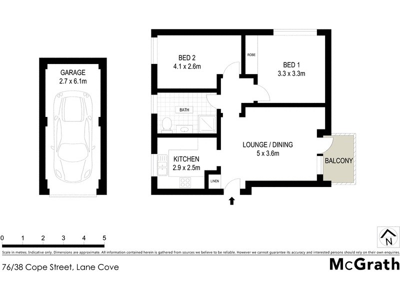 76/38 Cope Street, Lane Cove NSW 2066 Floorplan