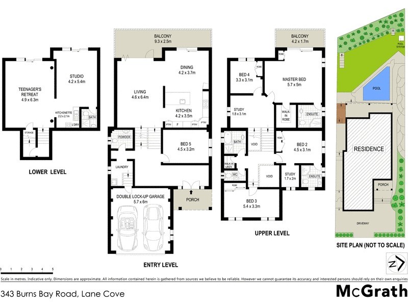 343 Burns Bay Road, Lane Cove NSW 2066 Floorplan