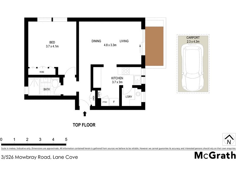 3/526 Mowbray Road, Lane Cove NSW 2066 Floorplan
