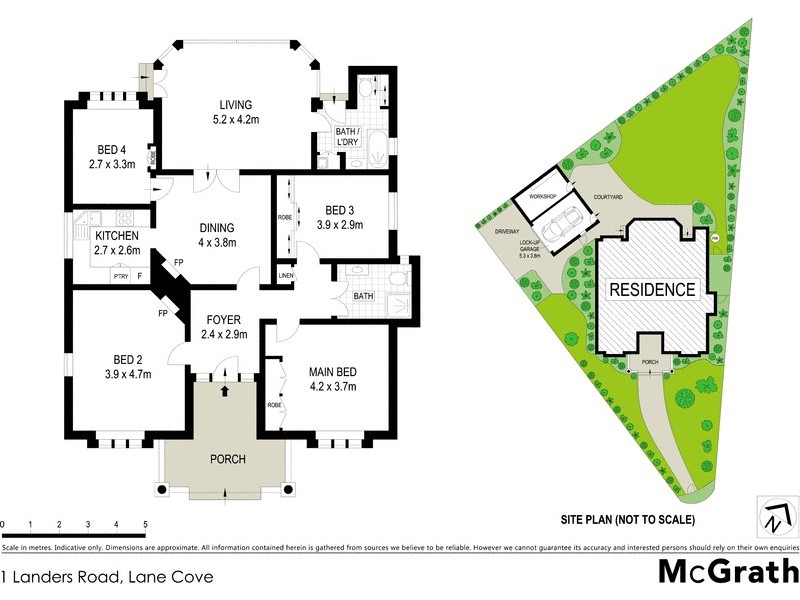 1 Landers Road, Lane Cove NSW 2066 Floorplan