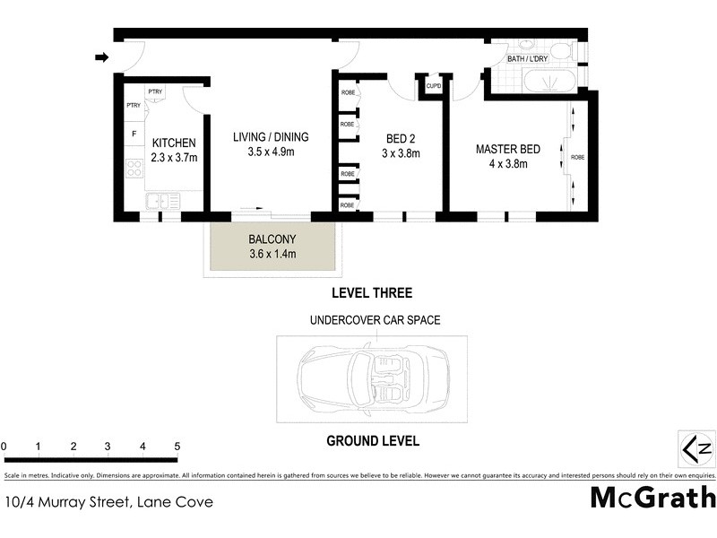 10/4 Murray Street, Lane Cove NSW 2066 Floorplan