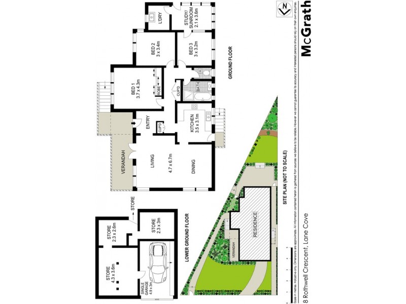 8 Rothwell Crescent, Lane Cove NSW 2066 Floorplan