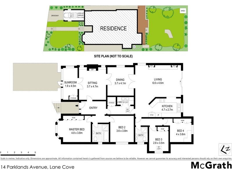 14 Parklands Avenue, Lane Cove NSW 2066 Floorplan