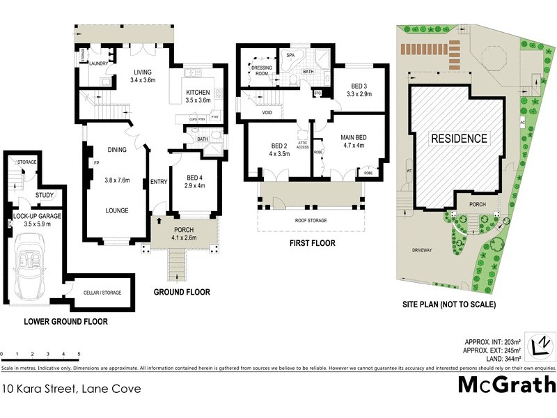 10 Kara Street, Lane Cove NSW 2066 Floorplan