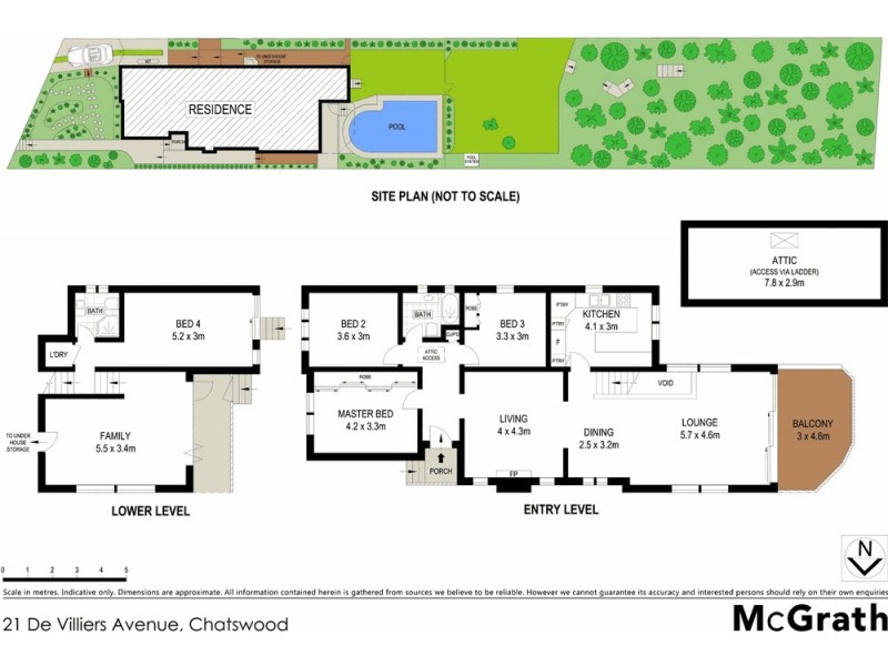 21 De Villiers Avenue, Chatswood NSW 2067 Floorplan