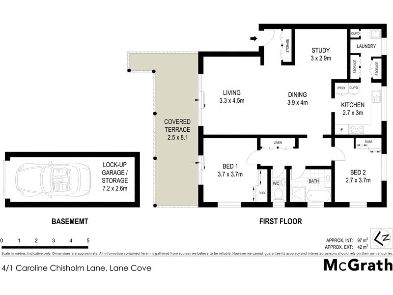 4/1 Caroline Chisholm Lane, Lane Cove NSW 2066 Floorplan