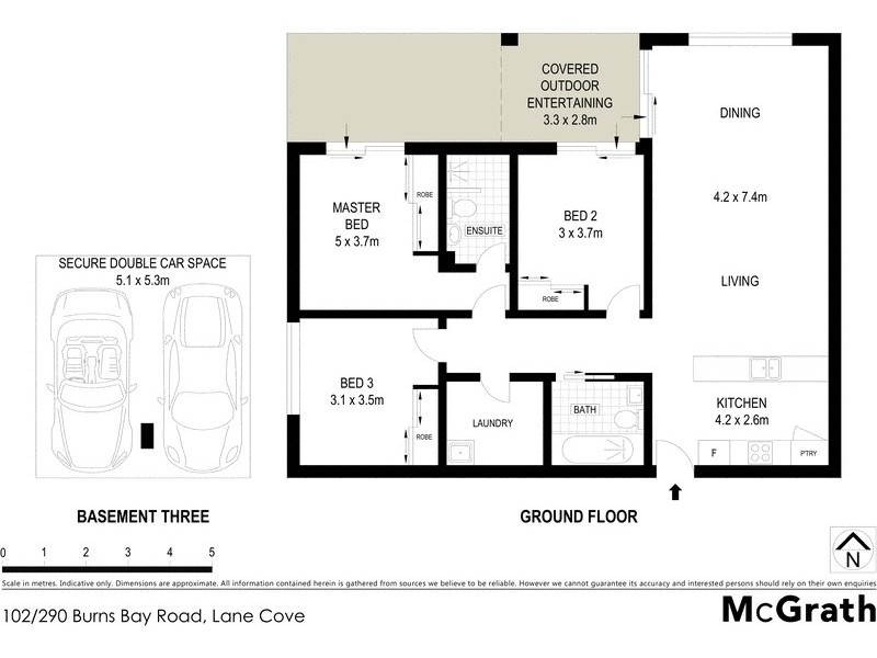 102/290 Burns Bay Road, Lane Cove NSW 2066 Floorplan