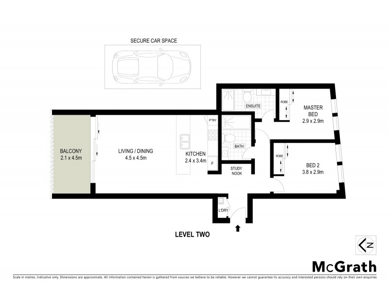 27/62 Gordon Crescent, Lane Cove NSW 2066 Floorplan