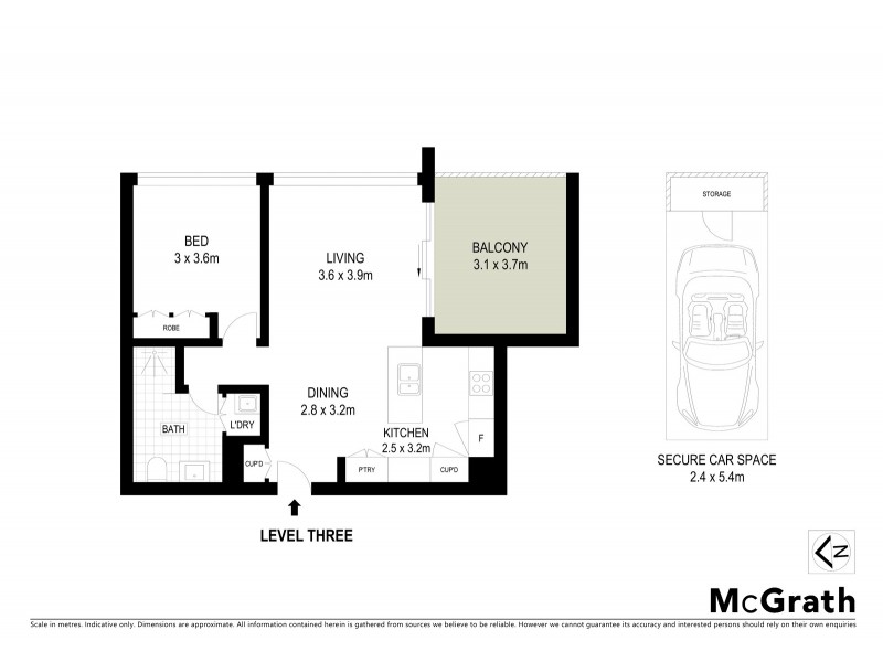309/8 Waterview Drive, Lane Cove NSW 2066 Floorplan