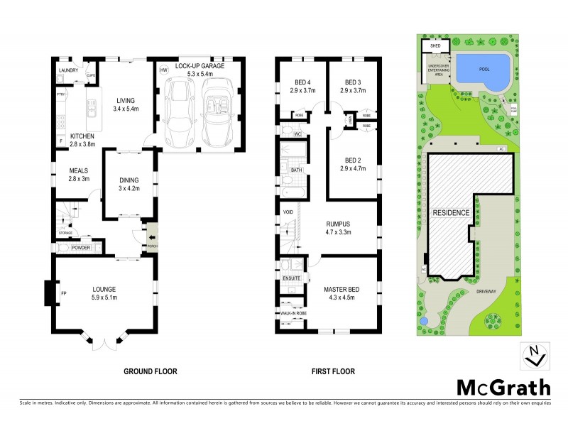 4 The Crescent, Linley Point NSW 2066 Floorplan