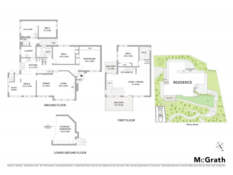 34 Moore Street, Lane Cove NSW 2066 Floorplan