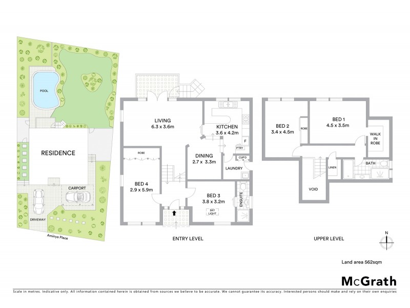 3 Aminya Place, Riverview NSW 2066 Floorplan