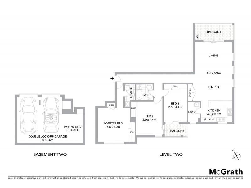 10/47 Walkers Drive, Lane Cove NSW 2066 Floorplan