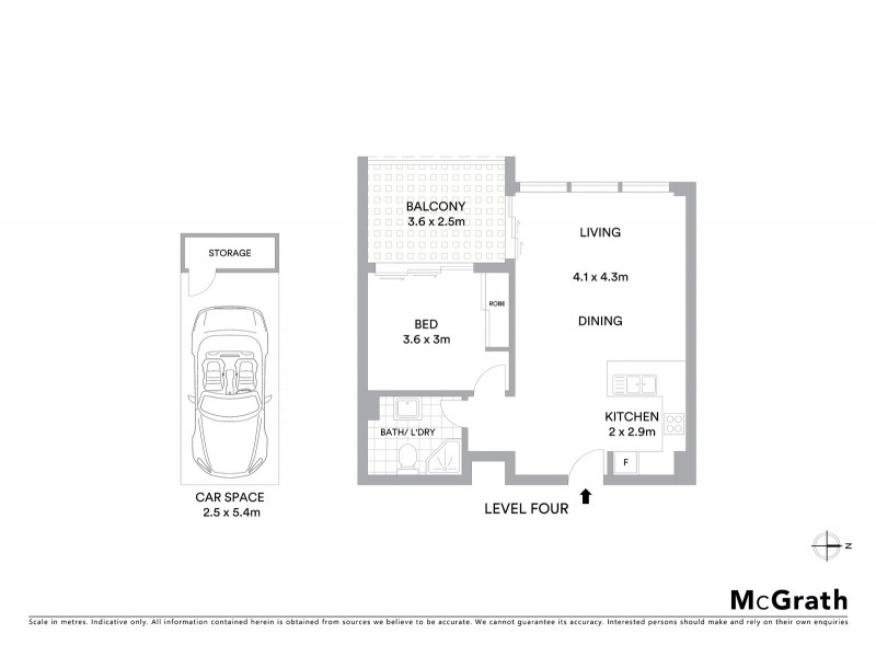 403/9 Birdwood Avenue, Lane Cove NSW 2066 Floorplan