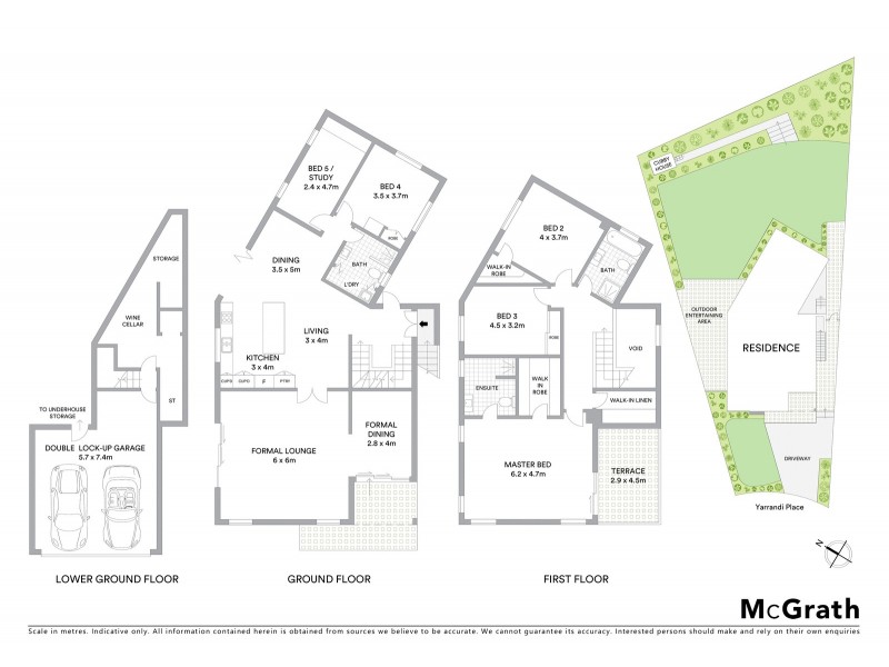 3 Yarrandi Place, Longueville NSW 2066 Floorplan