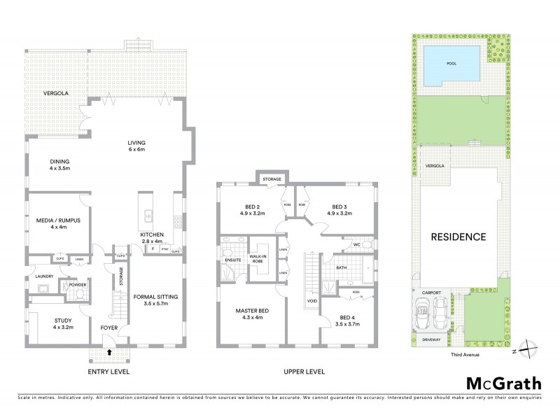16 Third Avenue, Lane Cove NSW 2066 Floorplan