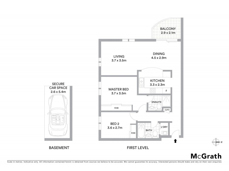 16/506 Pacific Highway, Lane Cove NSW 2066 Floorplan
