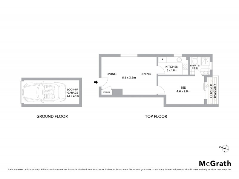 15/5 Rocklands Road, Wollstonecraft NSW 2065 Floorplan