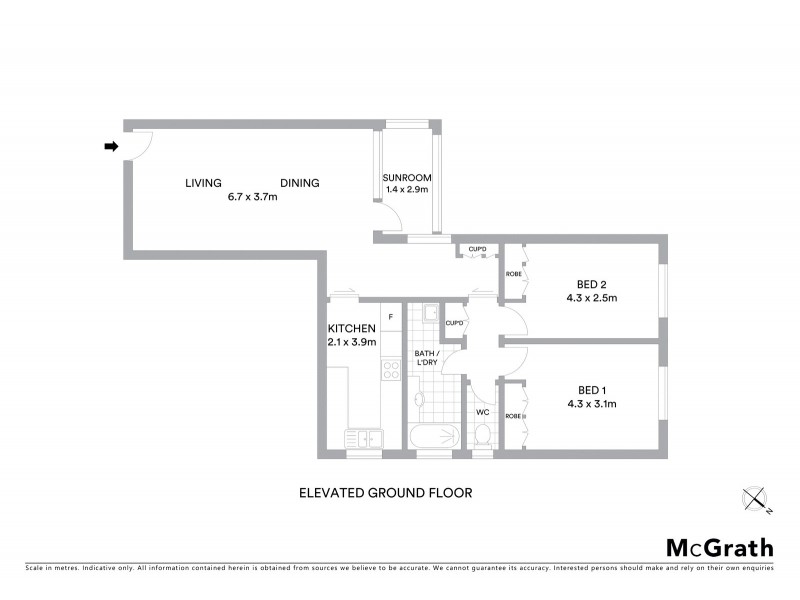 4/7 Howarth Road, Lane Cove NSW 2066 Floorplan