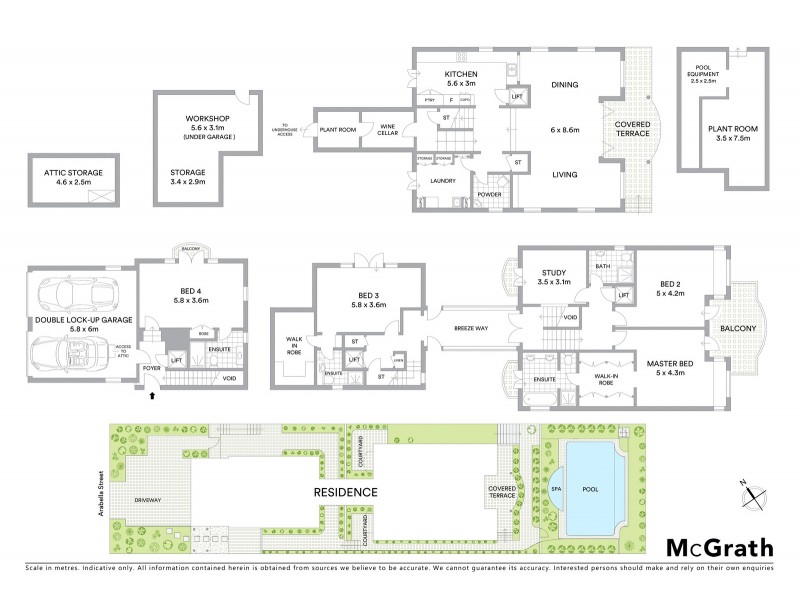 66A Arabella Street, Longueville NSW 2066 Floorplan