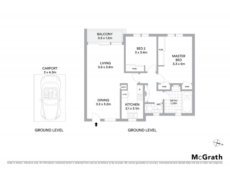 12/38 Centennial Avenue, Lane Cove NSW 2066 Floorplan