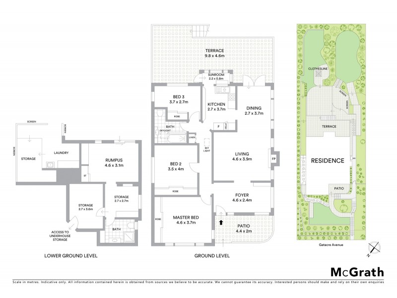 4 Gatacre Avenue, Lane Cove NSW 2066 Floorplan