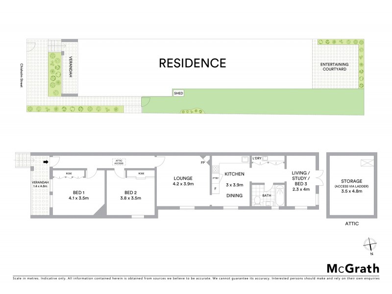 19 Chisholm Street, Greenwich NSW 2065 Floorplan
