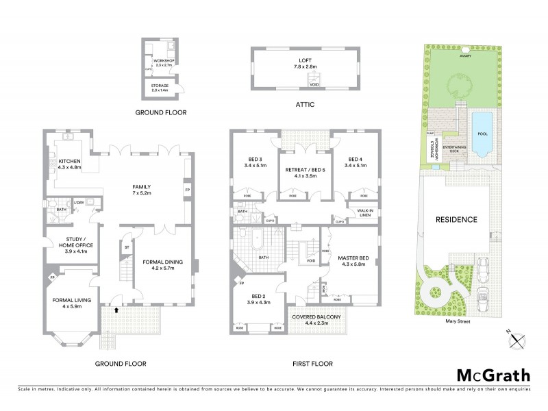 43 Mary Street, Longueville NSW 2066 Floorplan