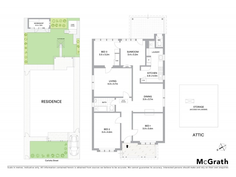 48 Carlotta Street, Greenwich NSW 2065 Floorplan