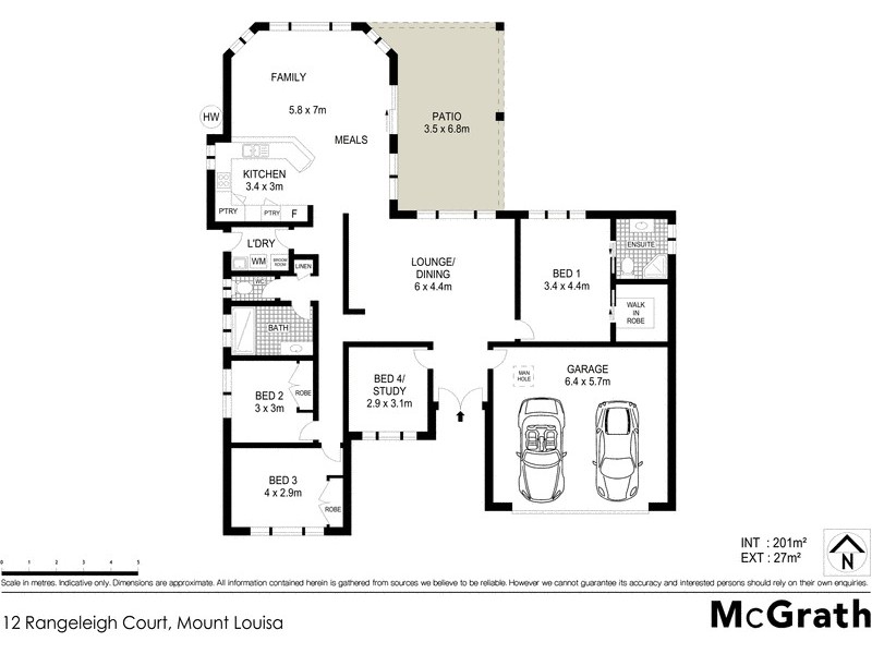 12 Rangeleigh Court, Mount Louisa QLD 4814 Floorplan