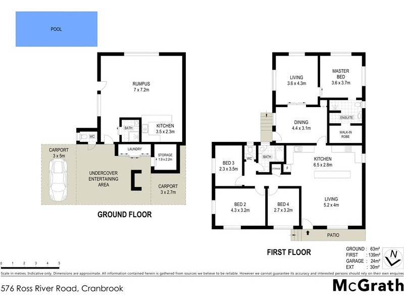 576 Ross River Road, Cranbrook QLD 4814 Floorplan