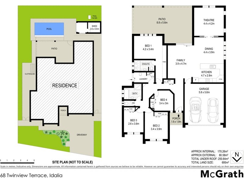 68 Twinview Terrace, Idalia QLD 4811 Floorplan
