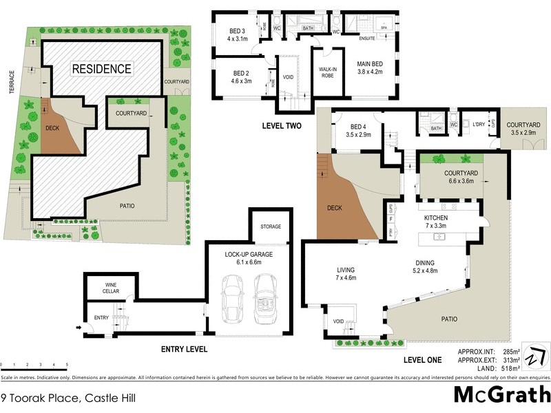 9 Toorak Place, Castle Hill QLD 4810 Floorplan