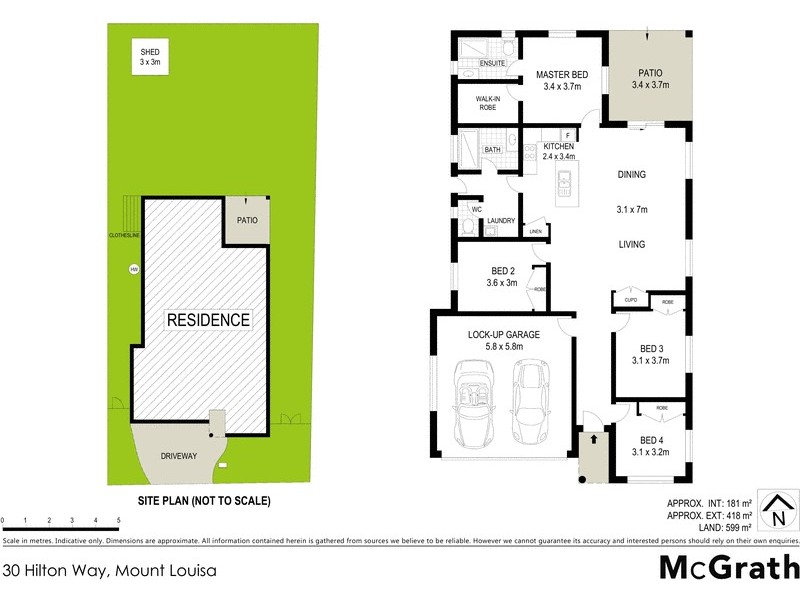30 Hilton Way, Mount Louisa QLD 4814 Floorplan