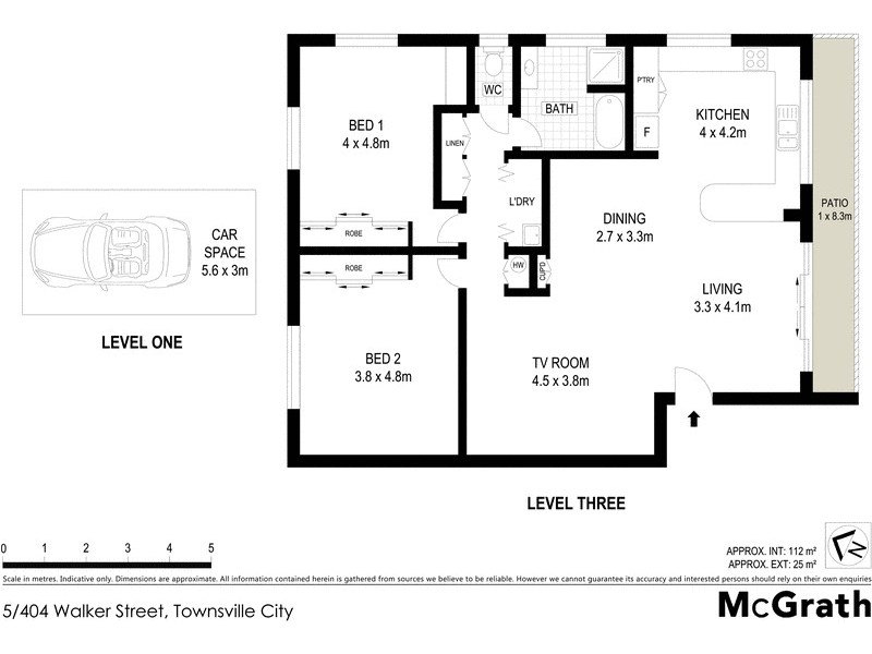 5/404 Walker Street, Townsville City QLD 4810 Floorplan