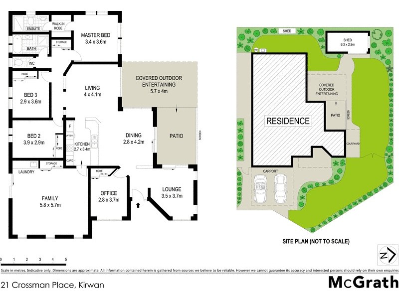 21 Crossman Place, Kirwan QLD 4817 Floorplan