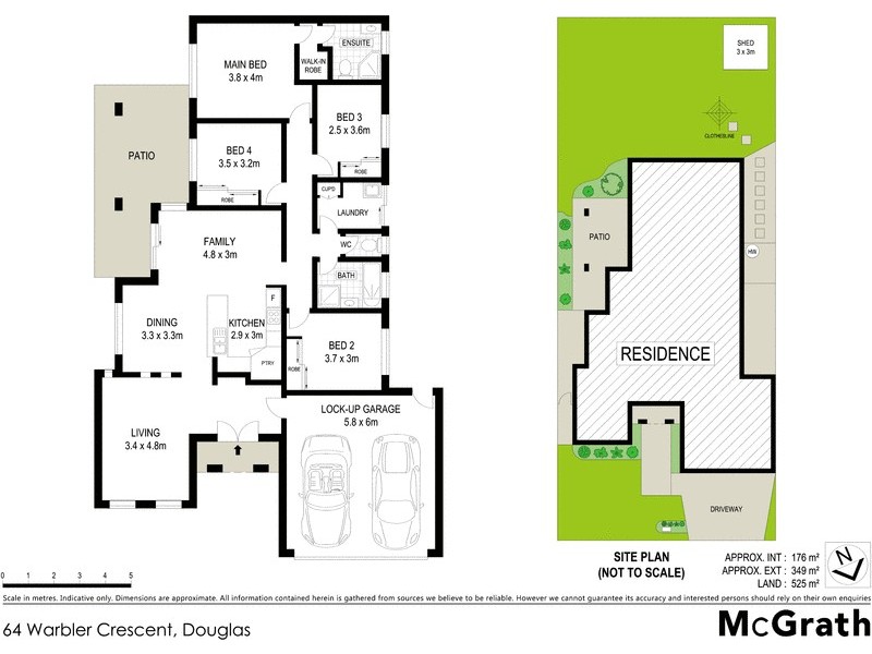 64 Warbler Crescent, Douglas QLD 4814 Floorplan