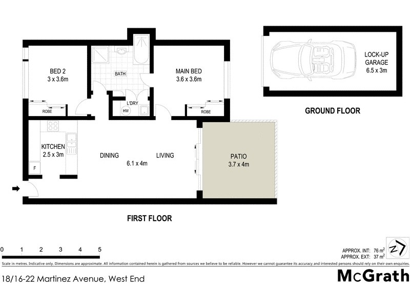 18/16 Martinez Avenue, West End QLD 4810 Floorplan