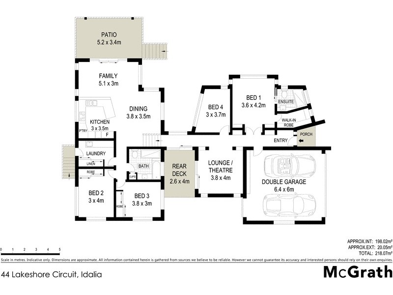 44 Lakeshore Circuit, Idalia QLD 4811 Floorplan