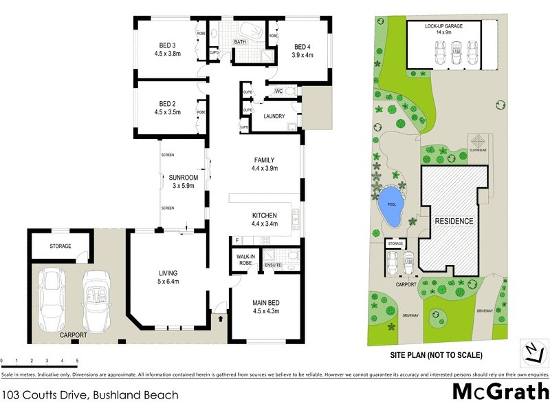 103 Coutts Drive, Bushland Beach QLD 4818 Floorplan