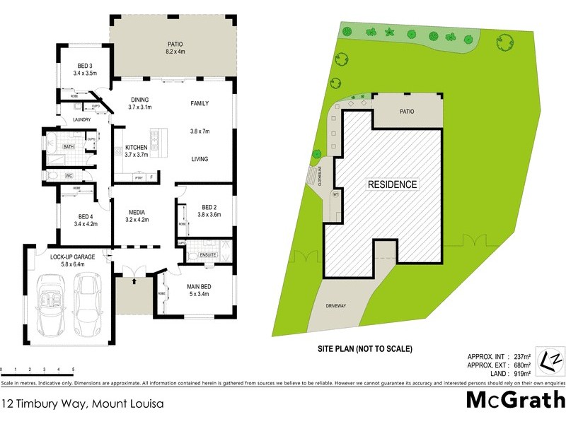 12 Timbury Way, Mount Louisa QLD 4814 Floorplan
