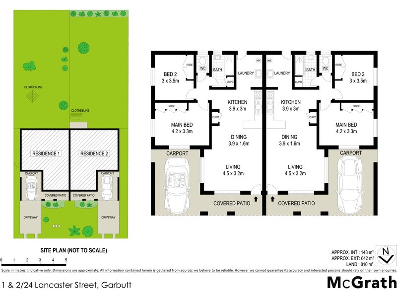1 and 2/24 Lancaster Street, Garbutt QLD 4814 Floorplan