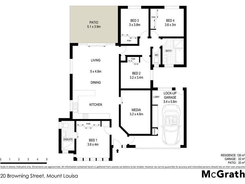 20 Browning Street, Mount Louisa QLD 4814 Floorplan