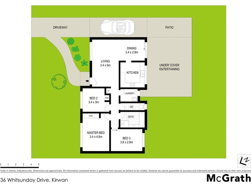 36 Whitsunday Drive, Kirwan QLD 4817 Floorplan