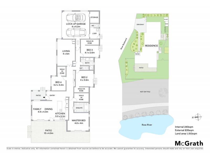 46 River Boulevard, Idalia QLD 4811 Floorplan