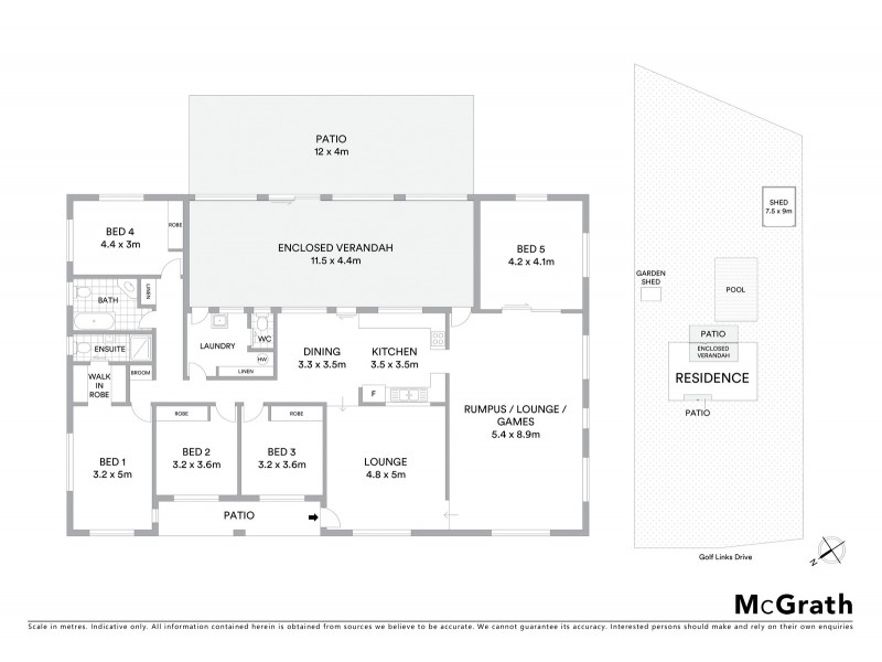 4 Golf Links Drive, Kirwan QLD 4817 Floorplan