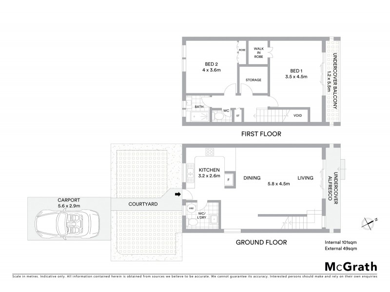 2/14 Rowland Street, North Ward QLD 4810 Floorplan