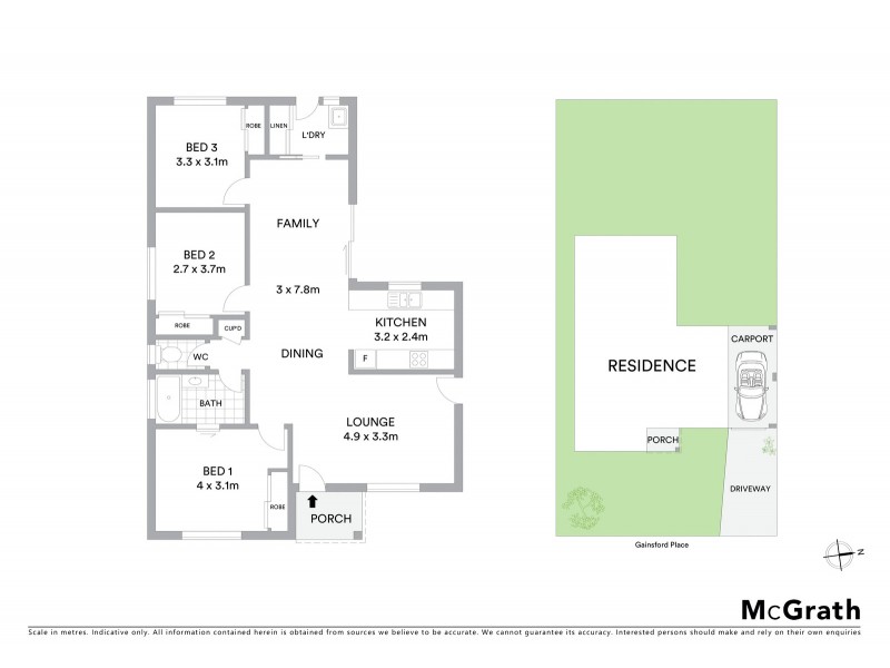 6 Gainsford Place, Mount Louisa QLD 4814 Floorplan