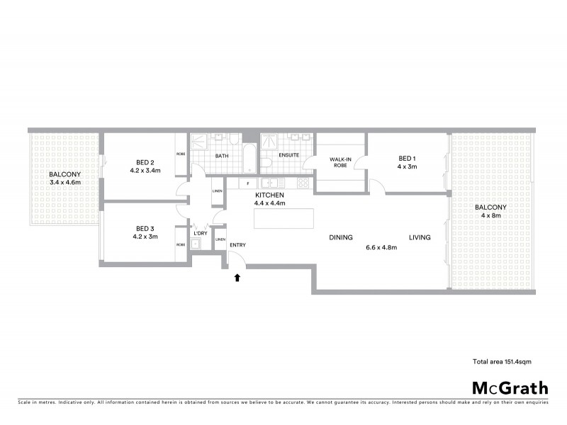 406/69-77 Palmer Street, South Townsville QLD 4810 Floorplan
